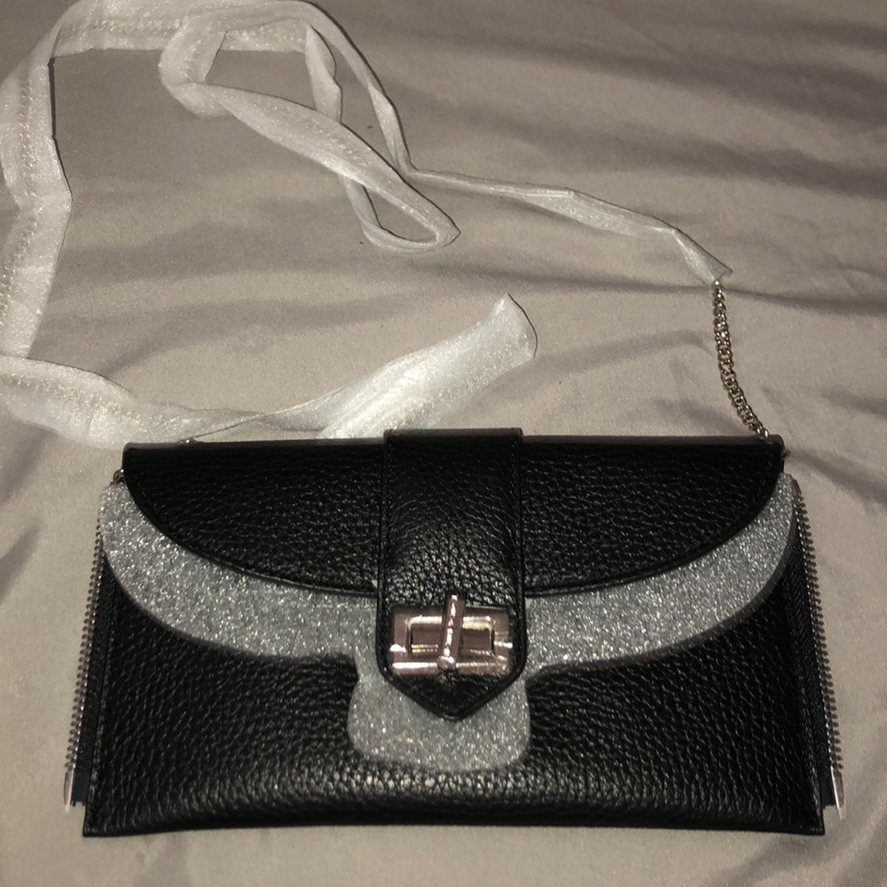 Henri Bendel Black Rivington Pouch
